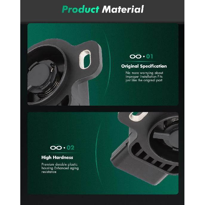 SCITOO Accelerator Pedal Sensor Assembly fit for Acura for MDX 2003 2004 2005 2006,for Acura for TL 2004 2005 2006 2007 2008 5S8776 APS147 PPS1046