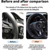 Bling Car Steering Wheel Cover, 15 Inch Rhinestones Soft Leather Elastic Steering Wheel Protector, Sparkly Crystal Diamond For Women Girls, Car