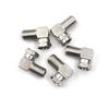 5Pcs 90 Degree F Male Female Connector Adapter Coaxial Cable Rg6 Rg59