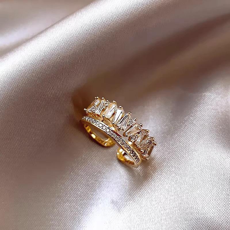 

Ring Contemporary Adjustable For Women Crafted From Copper With Unique Geometric Design For A Chic Summer Look