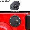 Fuel Door Cover Locking Gas Cap Cover for 2007-18 Jeep Wrangler JK JKU Unlimited