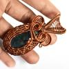 Natural Jasper Copper Wrapped 77.05 Ct Pear Cut Pendant Gemstone Jewelry Gift