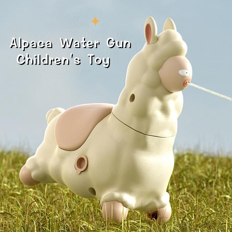 Alpaca Water Gun Children's Toy Handheld Continuous Water Spraying Sprinkler Outdoors Boys Girls Pool Garden Fights Game Gift
