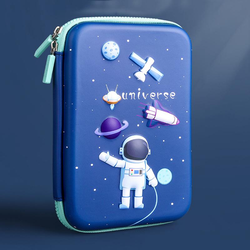 3D EVA Universe Pencil Case Cute Unicorn Cartoon Stationery Box Girls Color Pencil Box Student Pen Holder School Supplies Gifts