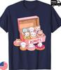 Kitten Donuts Cat Lover Cute Doughnut Streetwear Trendy Summer Gift Unisex Tee