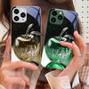 Transparente Kristall-Apfel-Hülle für iPhone 16 Pro Max 15 Pro 14 13 12 Mini 11 XS M Ax XR 7 8 Plu SE 2022 Hülle aus gehärtetem Glas