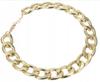 Dog Collar Chain Gold Gold Plated Size S