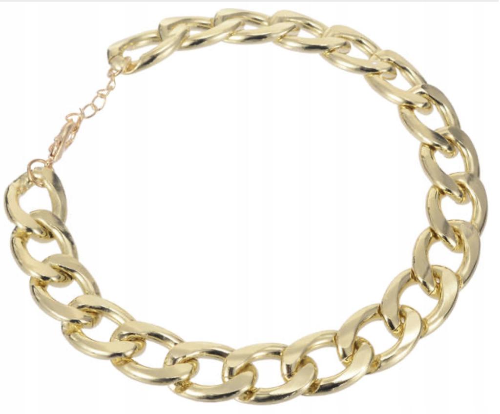 Dog Collar Chain Gold Gold Plated Size S