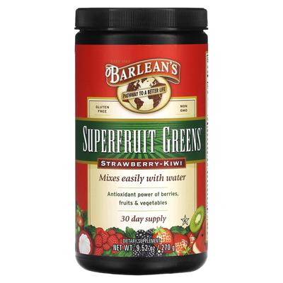 Superfruit Greens Nahrungsergänzungsmittel, Pulverformel, Erdbeere-Kiwi, 9,52 oz (270 gr)