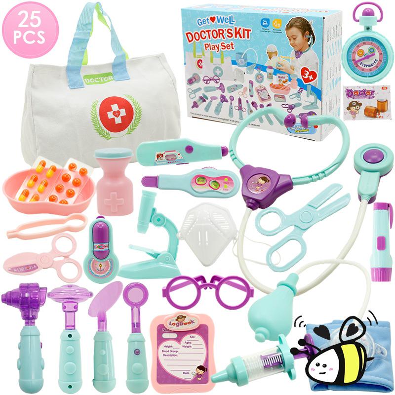 Kindergarten Dollhouse Role-Playing Doctor Toys Set - Small, Medium, Large Classrooms