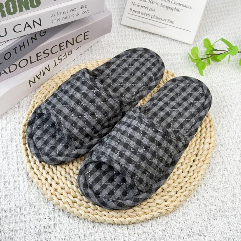 

2025 Унисекс Льняные Тапочки: Бесшумный, Нескользящий Хлопок для Всех Сезонов, Идеально подходит для Дома и Внутренних Деревянных Полов. Fits 39-41