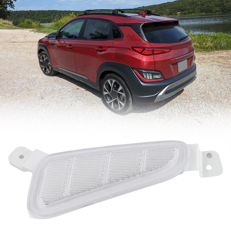 Front Right Fit Front Bumper Reflector Vehicle Repair Automotive Replacement Single Piece Design Direct Fit Replacement