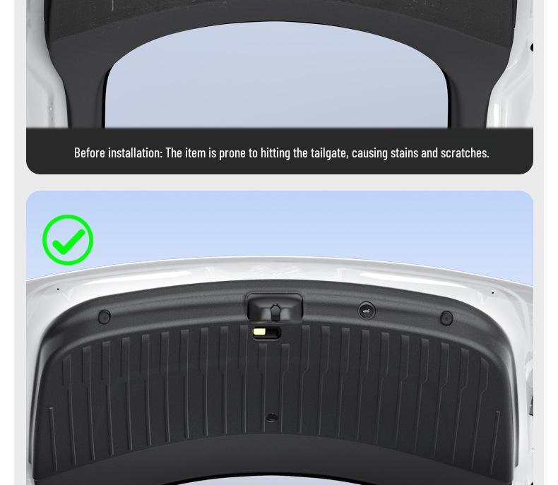 Refreshed Model Y/3 Full Tailgate Protector for Tesla Trunk