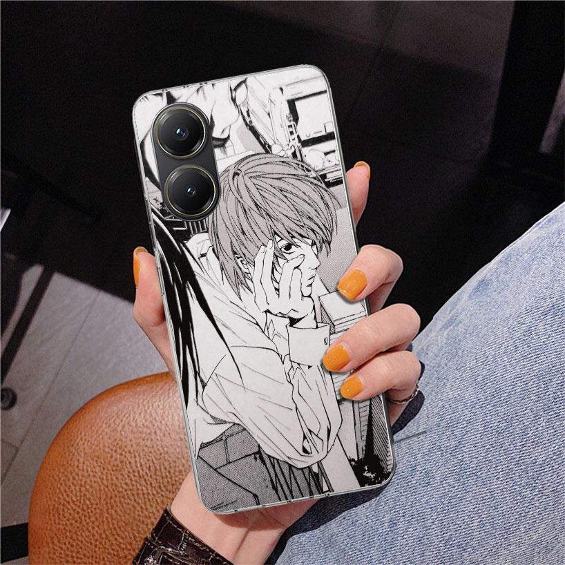N-Note D-Death Yagami Light Phone Case For Xiaomi Poco X7 X6 X5 Pro F7 Ultra Redmi 15C 15 13C 13 12C 12 10 10A 10C 9 9A 9C 9T Co