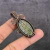 Kambaba Jasper Handmade Copper Wire Wrap Jewelry Pendant 2.09" s2A85