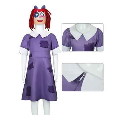 The Amazing Circus Costume Digital Ragatha Jax Caine Theater Kids Funny Cosplay