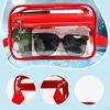 Clear Fanny Pack Waist Bag Crossbody Purse for Festival Concerts Hiking Travel