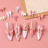 12 Grids Luxury Nail Charms Colorful Different Bow Design Jewelry Decoration Wedding Manicure Art Accessories Nail Supplies