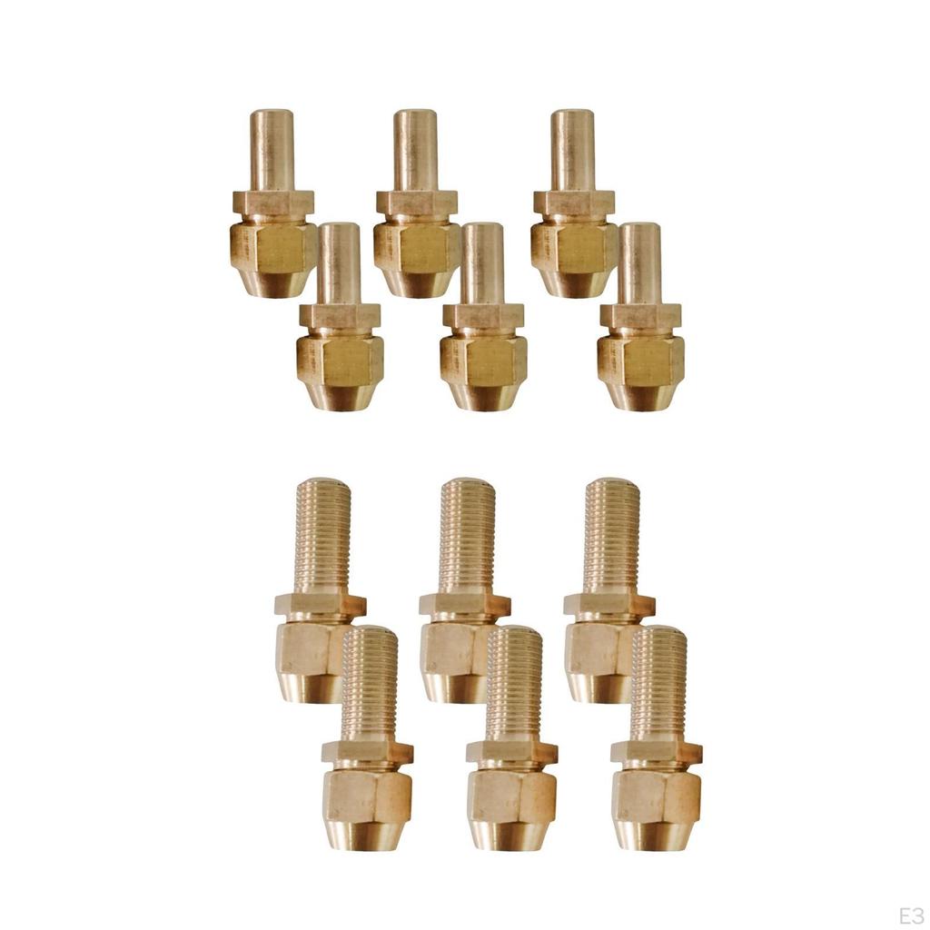 6 in Milk Spray Brass