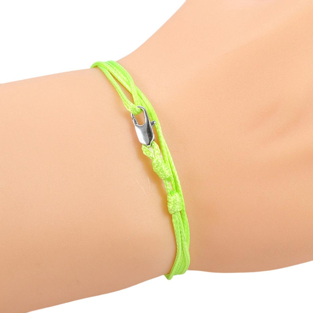 Adjustable Braided Waxed Cord Bracelet Vintage Inspired Design With Copper Clasp Jewelry For Women Men Daily Wear