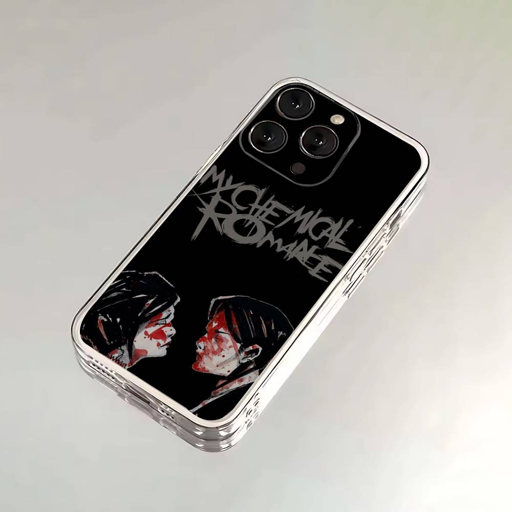 

My C-Chemical Romance MCR Phone Case For iPhone 16,15,14,13,12,11 Plus,Pro,Max,XR,XS,X,7,8 SE,Mini Transparent Silicone Soft iPhone11