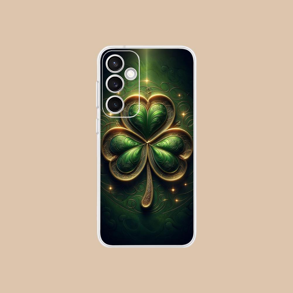 

Saint Patrick s Day Mobile Phone Case for Samsung Galaxy S25 S24 S23 S22 S21Plus FE Ultra Clear Colorful Cover Luxury Cover Galaxy S24