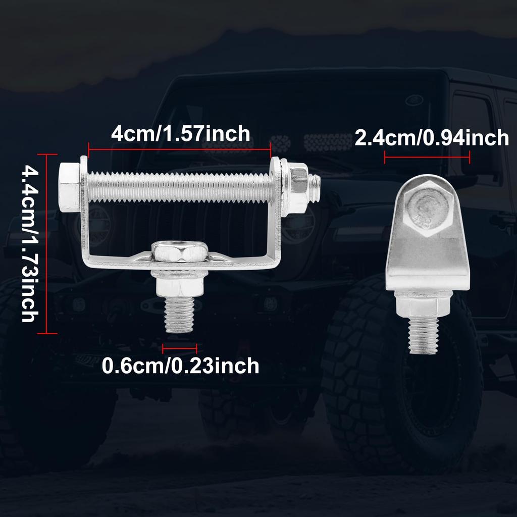 Ygmylandbb LED Work Light Stay, Work Light Mounting Stay, Bracket, Fog Lamp, Work Light,