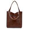 Women's Tote Bag Middle-Aged Soft Leather Large Capacity Shoulder Bag Underarm Bag