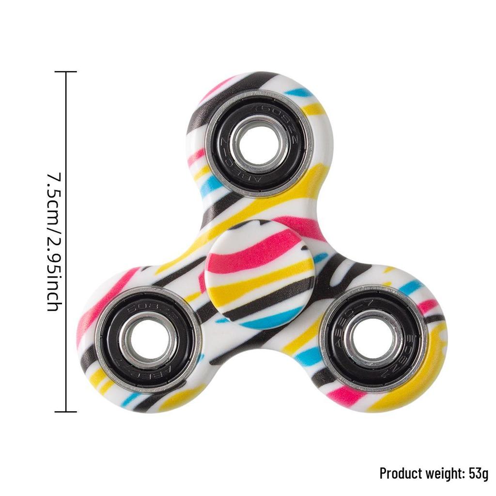 Colorful Fingertip Spinner Decompression Toy - Hand Spinner for Stress Relief and Fun