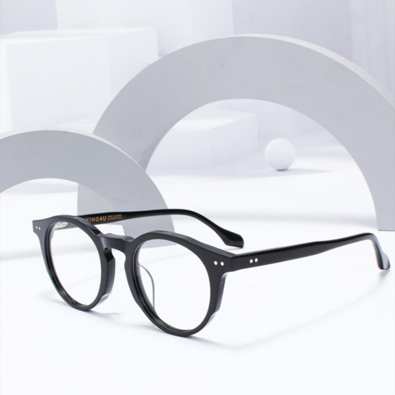LOOKING4U The Classic NN009 Acetate Glasses Frame C1 Black