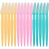 Rasoir Sourcils, Rasoir Visage Manuel Femme, Face Dermaplaning Eyebrow Shaving Razors 15 Pièces