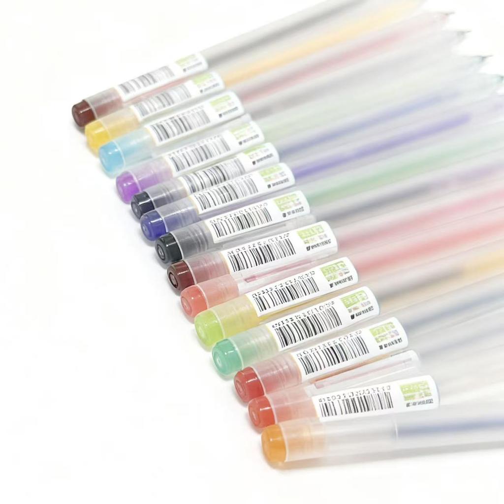 12 Colors Gel Pens for Student Study, Diary, Decor, Crafts, Back To School, Fine Tip