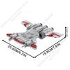 MOOXI Weltraumkrieg Panzer Modell Bausteine DIY Diorama Erwachsene Kinder Spielzeug Bausteine Set Montessori Geschenke Raumdekoration