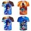 Stylish Sonic The Hedgehog Kids T-shirt With Colorful Cartoon Design For Boys And Girls
