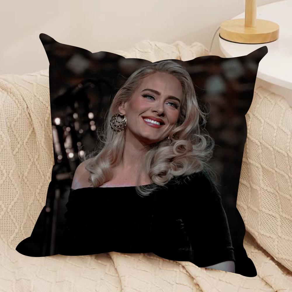 Hot Singer A-Adele 30 Cushion Cover Soft Plush Double-Sided Printed Sofa Pillow Cushion Cover | Cozy All-Season Decor Gift