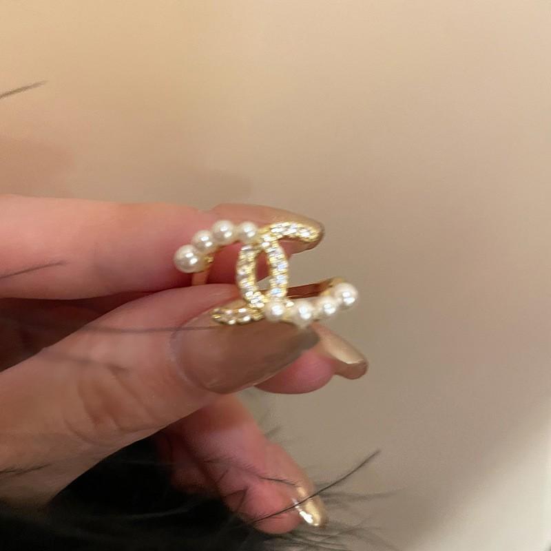 Freshwater Pearl Bodhi Splicing Elastic Ring Baroque Personalized Index Finger Ring Fashion Girlfriend Versatile Jewelry Wholesale