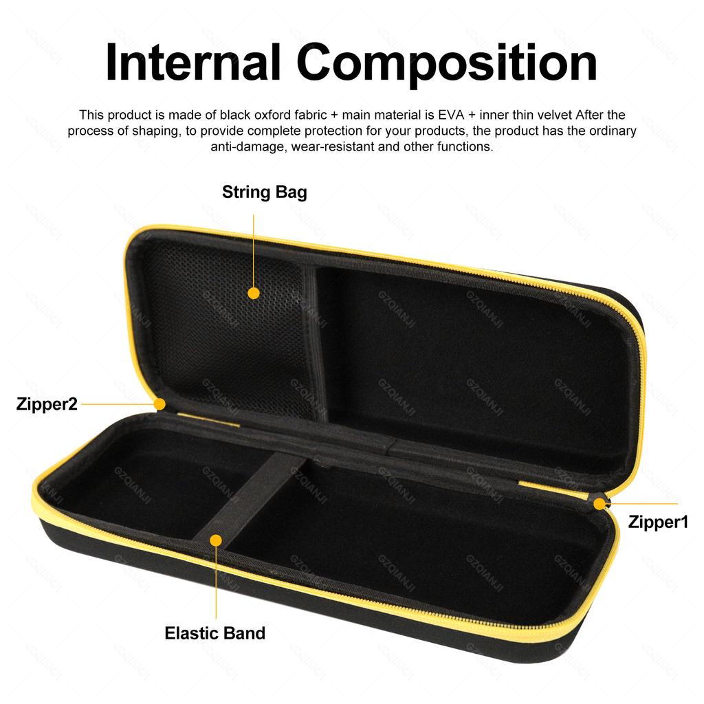 A4 Thermal Paper Rolls 210*30mm&Protective Case Anti Falling Carry Bag with Zipper for A40 Wireless Bluetooth Portable Printer