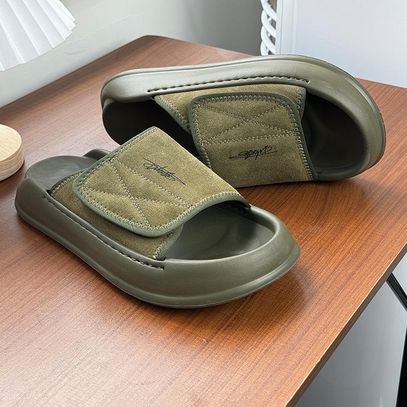 Herren Hausschuhe 2025 neu Outdoor Sport Hausschuhe Sommer leicht und atmungsaktiv Ein-Wort-Slipper 471288-Z