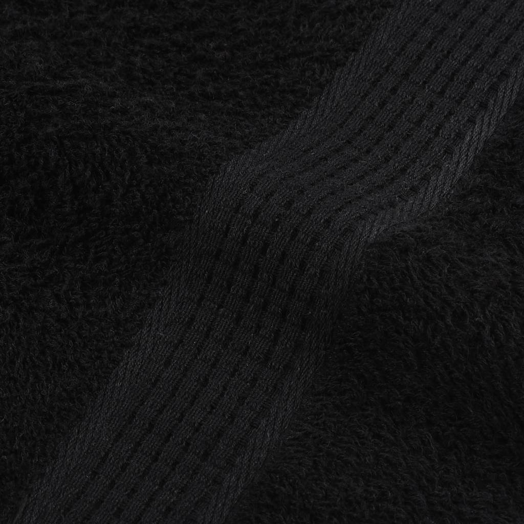 FROGN Bath Towels 10 pcs Black 70 x 140 cm 360 g m²