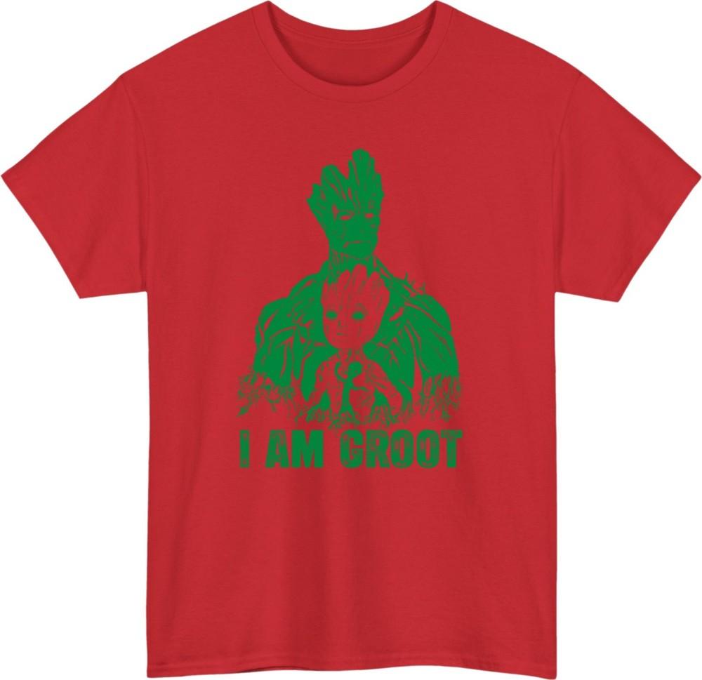 I Am Groot Cartoon Marvel Superhero TShirt Comics Guardians Galaxy Gift Tee S