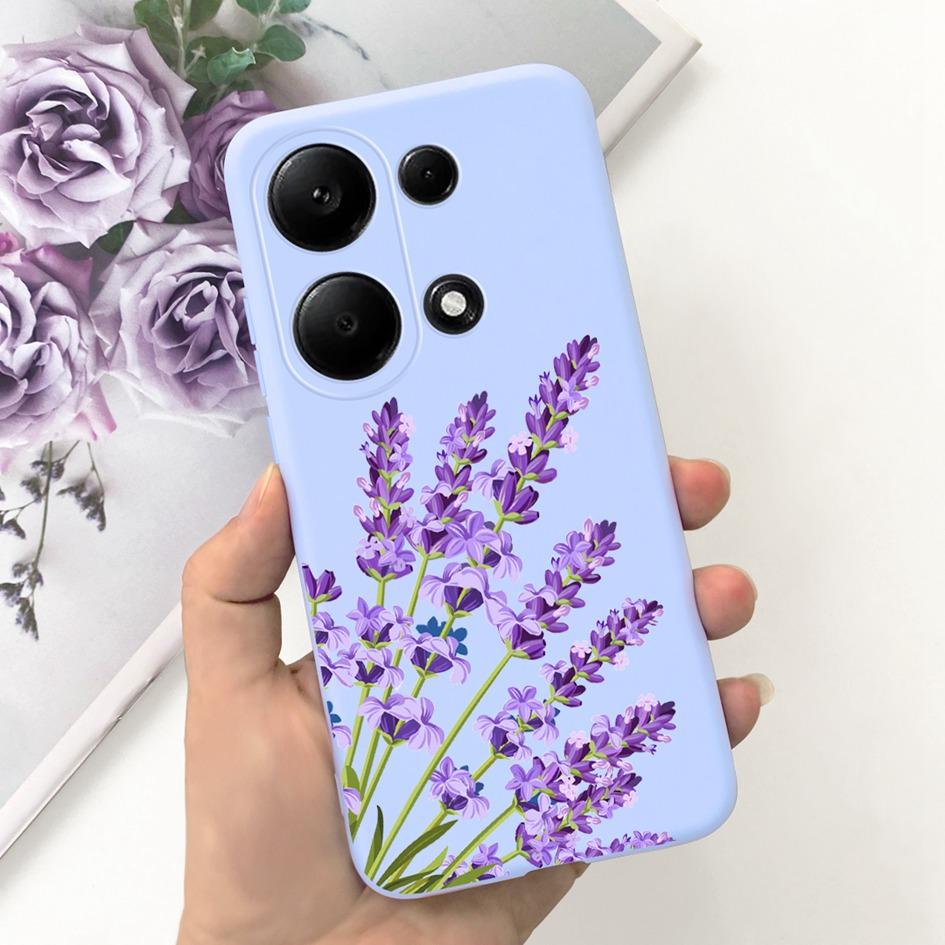For Xiaomi Redmi Note 13 Pro 4G 2024 Case Cute Love Heart Cactus Soft Matte TPU Cover For Xiaomi Poco M6 Pro 4G Note13 Pro Coque