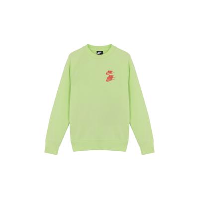 Embroidered Swoosh Logo Crewneck Sweatshirt Men Tops Green DD0883-383