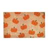 Fall Door Mat,Pumpkin Welcome Doormats Natural Coir Mats Non Front Door Rugs For Thanksgiving Decorative Entrance Porch Outdoors