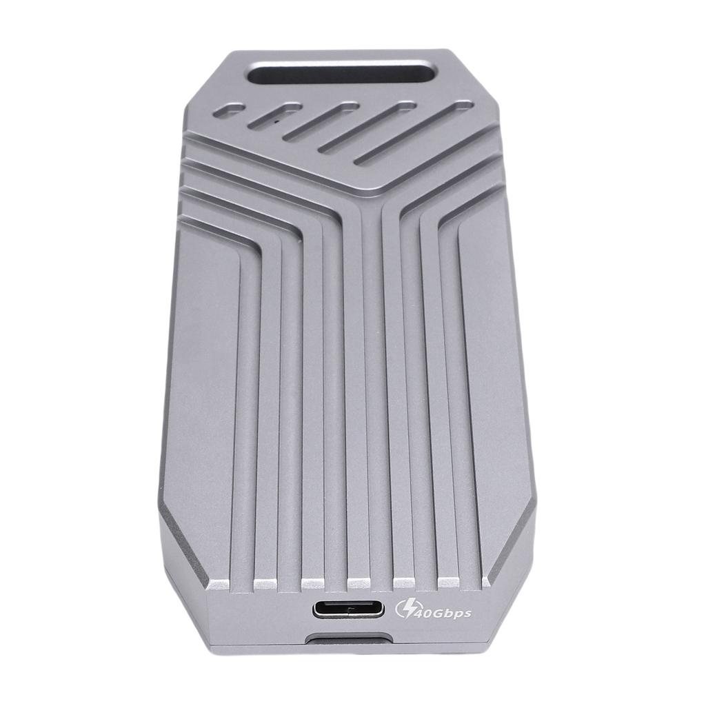 USB 4.0 SSD Enclosure Aluminum Alloy Built in Fan 40 Gbps NVMe M.2 SSD Enclosure Fit for Thunderbolt 3 4