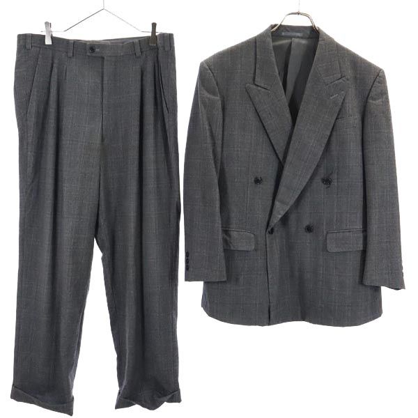 

LANVIN wool suit Setup ST46-54 Gray Tailored jacket Long pants Men s Used