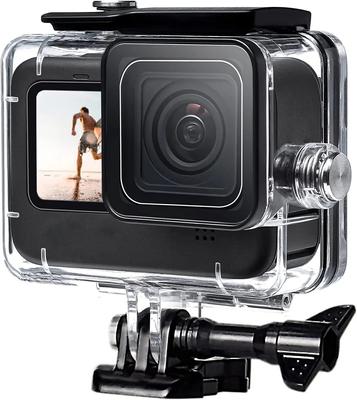 FitStill Housing Case Compatible with Go Pro HERO 10 HERO 9 Black 60m Deep Diving Waterproof and Dustproof Protective Housing Compatible with Go Pro