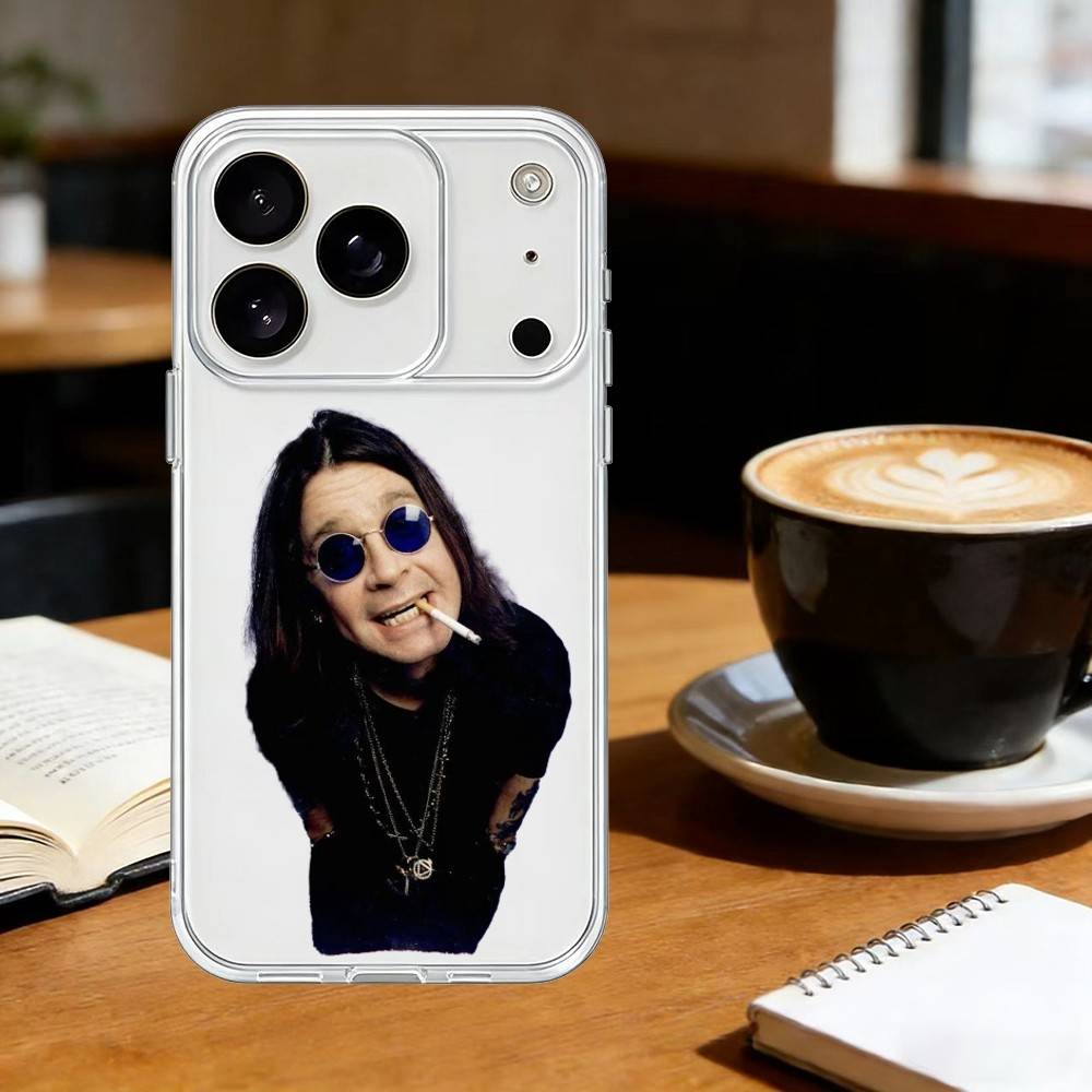 Osbourne Rock Singer O-Ozzy Phone Case For iPhone 17 16 15 14 13 12 11 Mini Pro Max Plus Transparent Cover