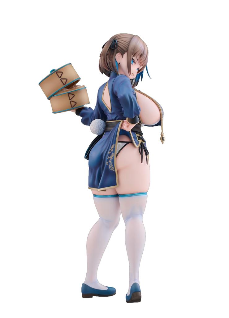 Ranfu original illustration Musume Standard Edition scale PVC ABS painted finished figure Sensei's "Manjuu Tsumugu" 1/7 &