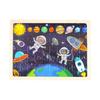 Wooden Animal Cartoon Jigsaw Puzzle Board - 30, 60, 98, 120-piece Toy for Early Childhood Education