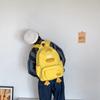 Adorable Cartoon Duck Kindergarten Backpack Large Capacity For Kids Boys Girls Breathable Canvas